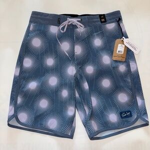 DARK Seas Division Miguel Boardshorts Blue NEW! 28